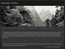 Tablet Screenshot of findingutopia.org